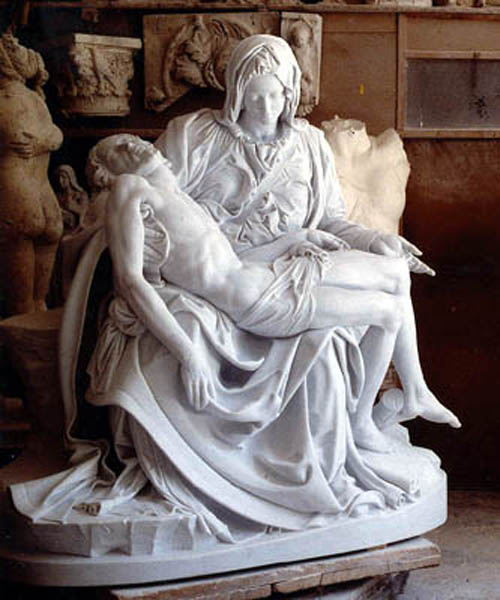 Pietà di Michelangelo h mt.1,75
